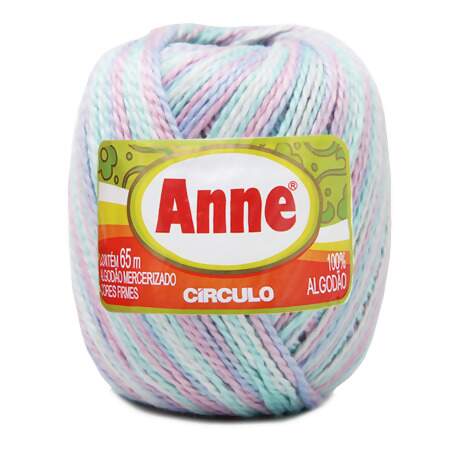 Linha Anne 65 mt Circulo Cores Mescladas