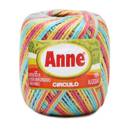 Linha Anne 65 mt Circulo Cores Mescladas