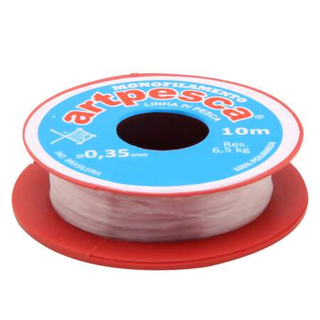 Linha Artpesca Branca com 10mts