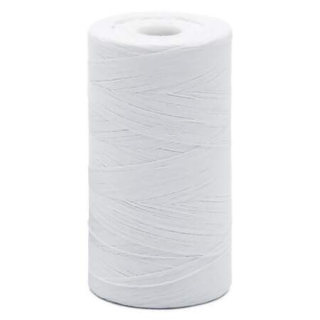Linha Corrente Glacê Zebra de Algodão Branca 914mts