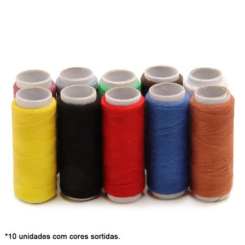 Linha para Costura Westpress Ref 10395 Cores Sortidas c/10 unidades