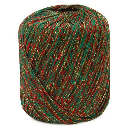 Linha Fábula Natal Supremo 1301-2 Verrmelho-Verde Bandeira-Ouro 100mts