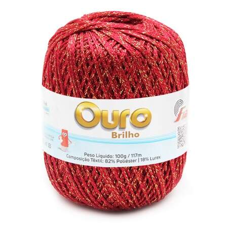 Linha Fial Ouro Brilho com 100g 117mts