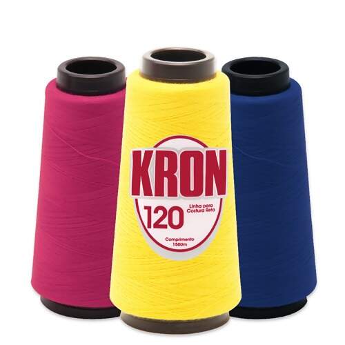 Linha Para Costura Reta Kron 120-1500mts 1.640jds