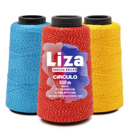 Linha Liza Brilho Grossa Circulo 500mts