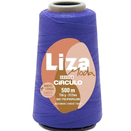 Linha Liza Moda Grossa Circulo com 500mts
