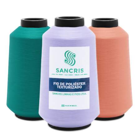 Fio para Overlock 100% Poliéster Texturizado Sancris 100g