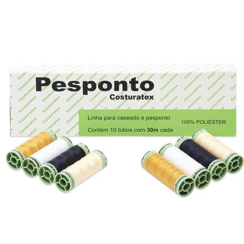 Linha para Costura Pesponto Costuratex com 10 Und