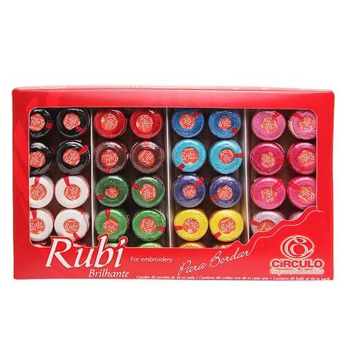 Linha Rubi 5 Circulo Cores Lisas - com 40und  