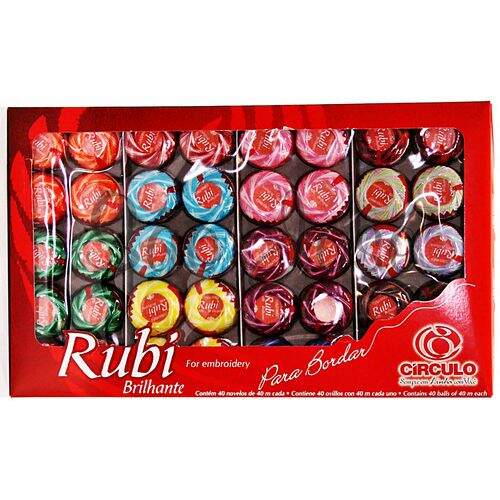 Linha Rubi 5 Circulo Cores Mescladas -  com 40und