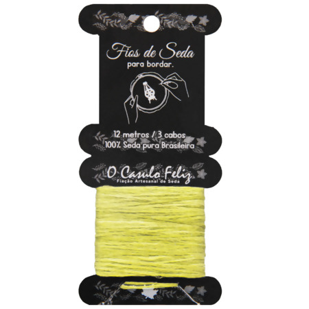 Linha Seda Pura para Bordar O Casulo Feliz