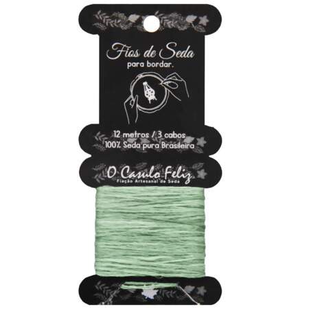 Linha Seda Pura para Bordar O Casulo Feliz
