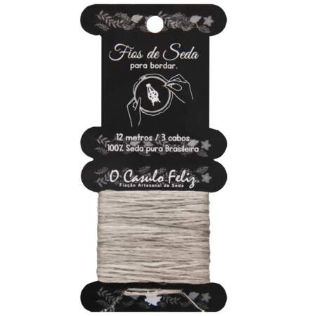 Linha Seda Pura para Bordar O Casulo Feliz