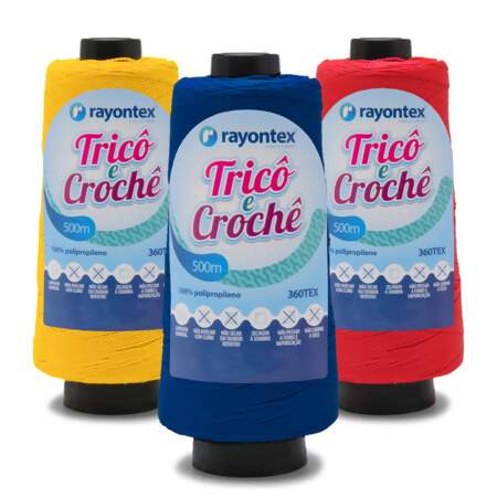 Linha Tricô e Crochê Rayontex 500m
