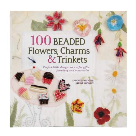 Livro 100 Beaded Flowers, Charms e Trinkets Und