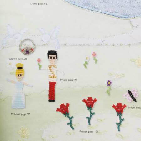 Livro 100 Beaded Flowers, Charms e Trinkets Und