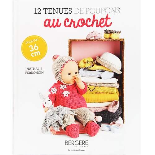 Livro 12 Tenues de Poupons Au Crochet