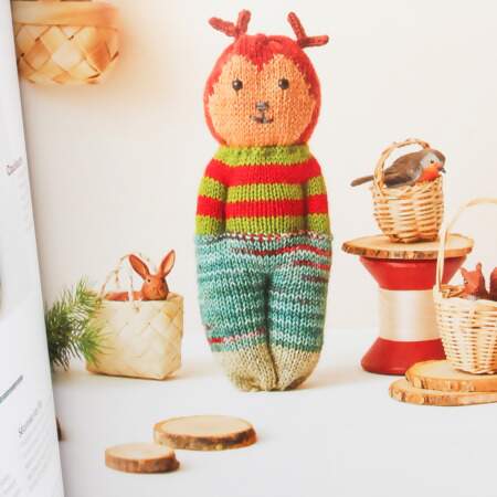 Livro 20 Doudous de Noel Au Tricot 
