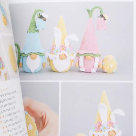 Livro Amigurumi Gnomes 24 Projetos de Crochê