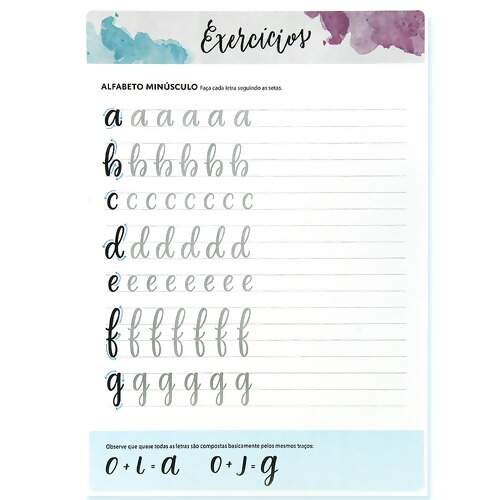 Livro de Bloco Lettering A4 Cis 180g com 28 Folhas