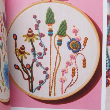 Livro Bordar com Cores Miriki Shiromura