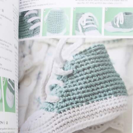 Livro Chaussons e Doudous Au Crochet