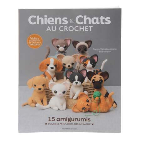 Livro Chiens & Chats au Crochet