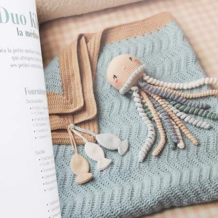 Livro Couvertures & Doudous Pour Bébé au Crochet