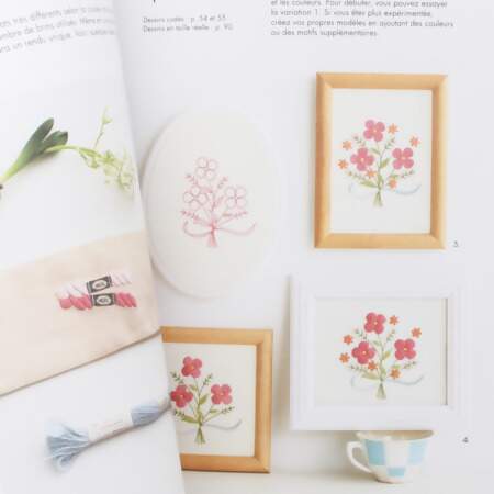 Livro Fleurs Douceurs En Broderie Traditionnelle