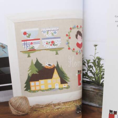 Livro Jolies Scènes Au Point de Croix