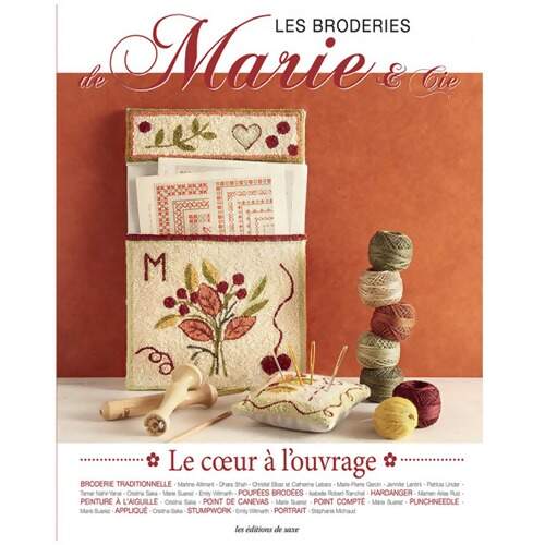 Livro Les Broderies Marie e Cie Nº 12 Le Coeur a Louvrage