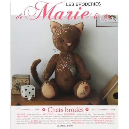 Livro Les Broderies Marie e Cie Nº 17 Chats Brodés