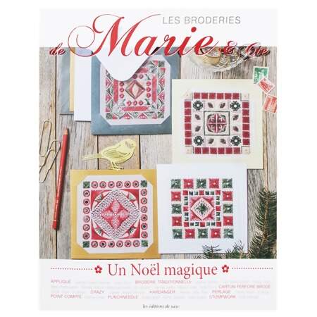 Livro Les Broderies Marie e Cie Nº 18 Un Noel Magique