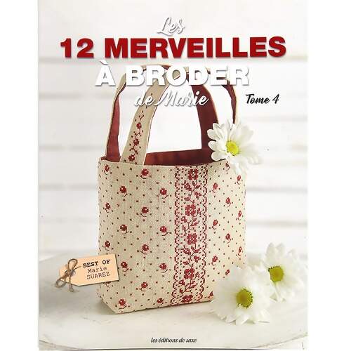 Livro Les 12 Merveilles a Broder de Marie Tome 4