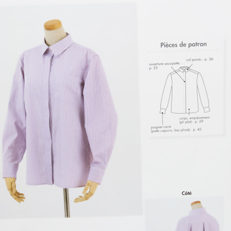 Livro Les Bases De La Couture Chemises E Blouses
