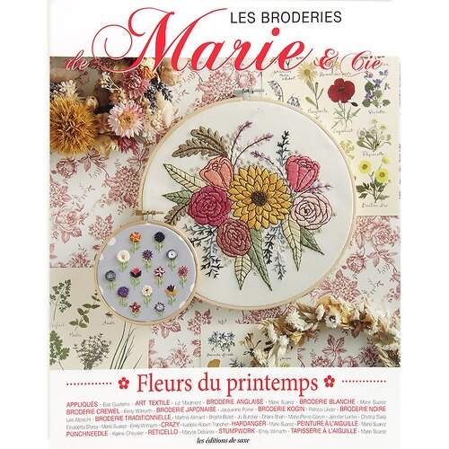 Livro Les Broderies Marie e Cie N.14 Fleurs Du Printemps