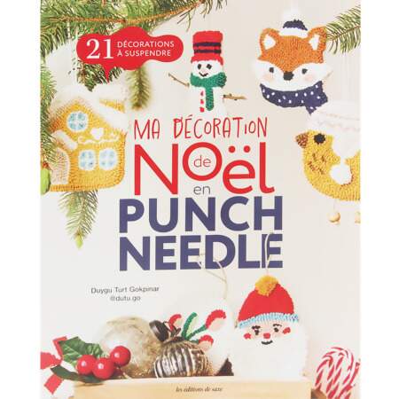 Livro Ma Décoration de Noel en Punch Needle