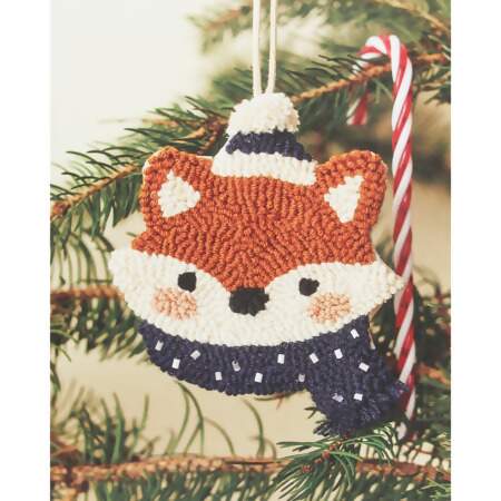 Livro Ma Décoration de Noel en Punch Needle