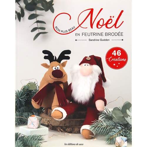 Livro Mon Plus Beau Noel En Feutrine Brodée