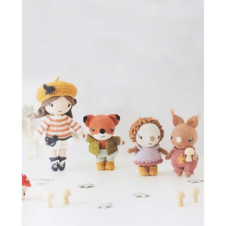 Livro Poupées Animaux Kawaii Au Crochet