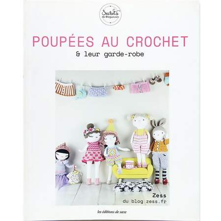 Livro Poupées Au Crochet e Leur Grade-Robe