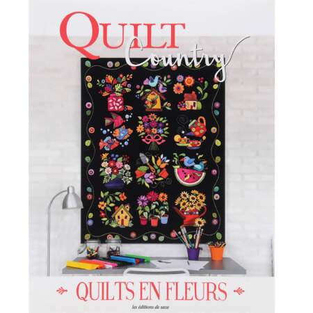 Livro Quilt Country N.65 Quilts En Fleurs