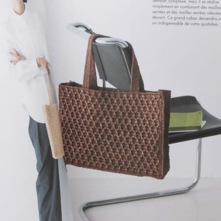 Livro Sacs En Raphia Crochetés En Mailles Serrées