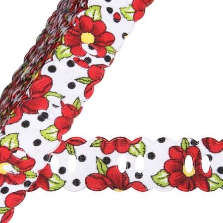 Passa Fita Marilda Ref.92 Estampado 2,3cm com 10mts