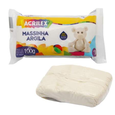 Massinha Argila Acrilex Ref.07210 100g