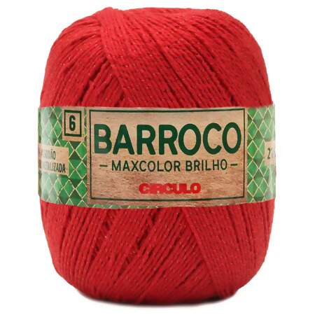 Barbante Barroco MaxColor Brilho nº 6 - 200g
