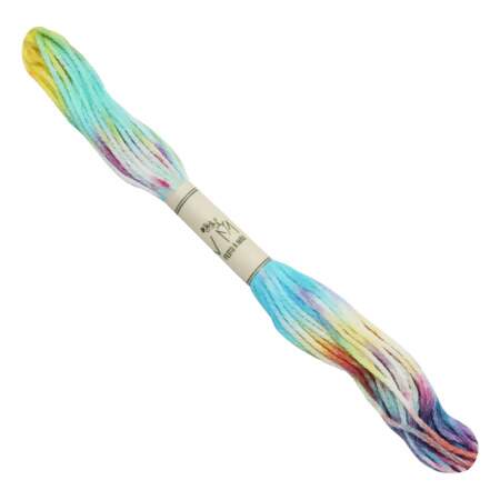 Linha Meada Tingida Tie Dye VM Feito à Mão 8mts