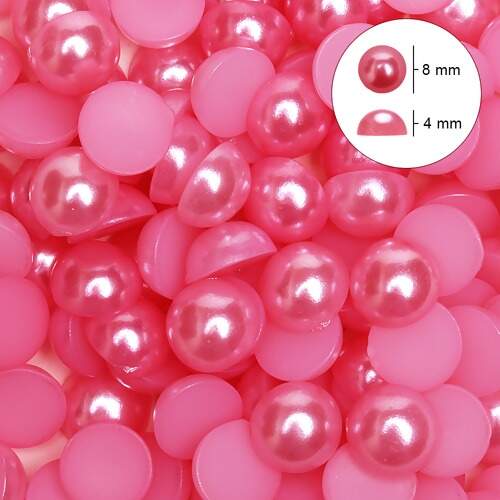 Meia Pérola N.08 8mm Cores 48g