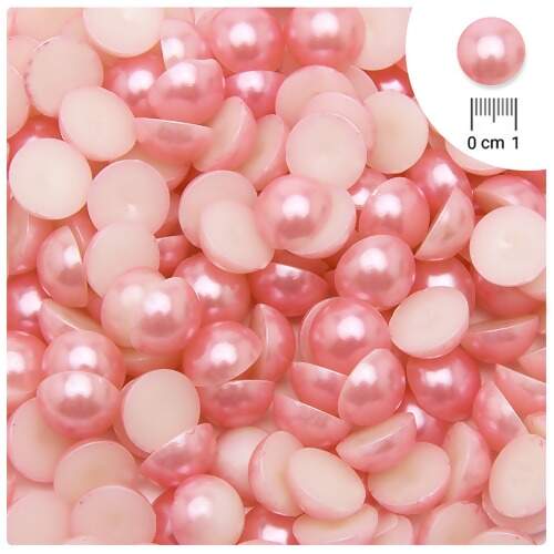 Meia Pérola ABS Colorida Circulo 10mm 250g