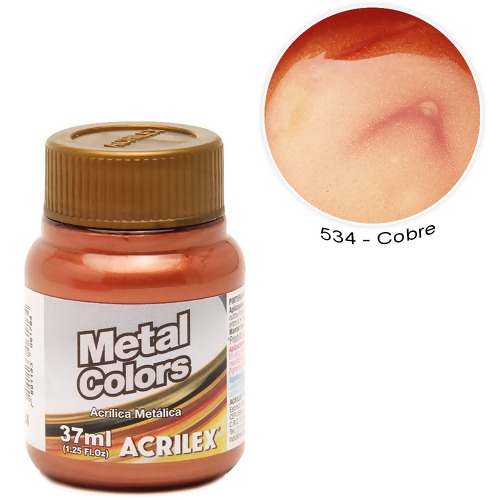 Tinta Acrilex Metal Colors Ref.03640 37ml